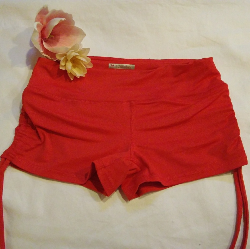 Forever 21 Side String Yoga Shorts